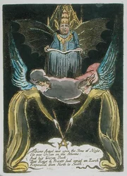 Albions Angel rose..., planche 12 de Europe. A Prophecy, 1794